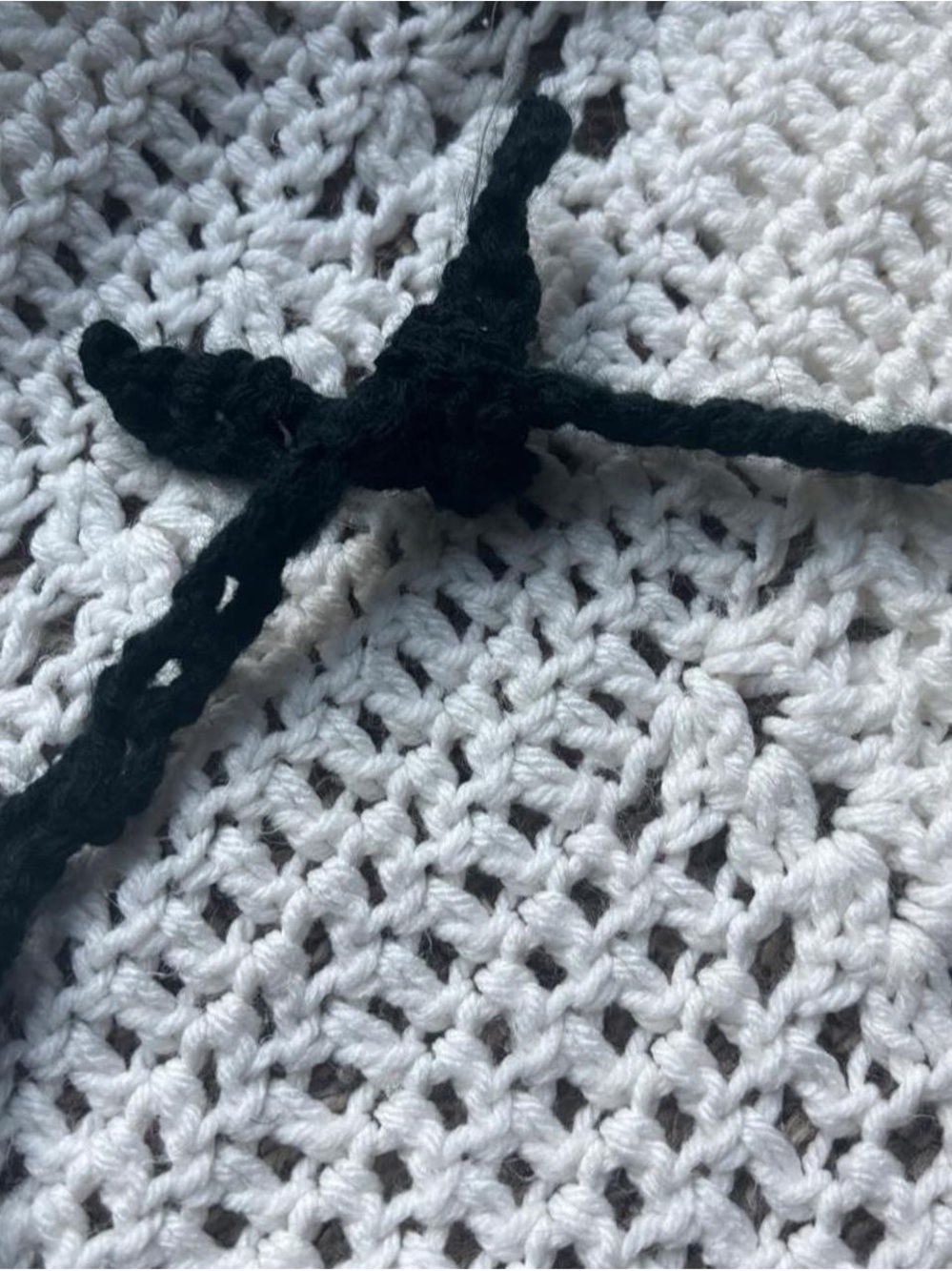🕸️ Handmade Crochet Spiderweb Halter Top 🕸️ - Picture 3 of 8
